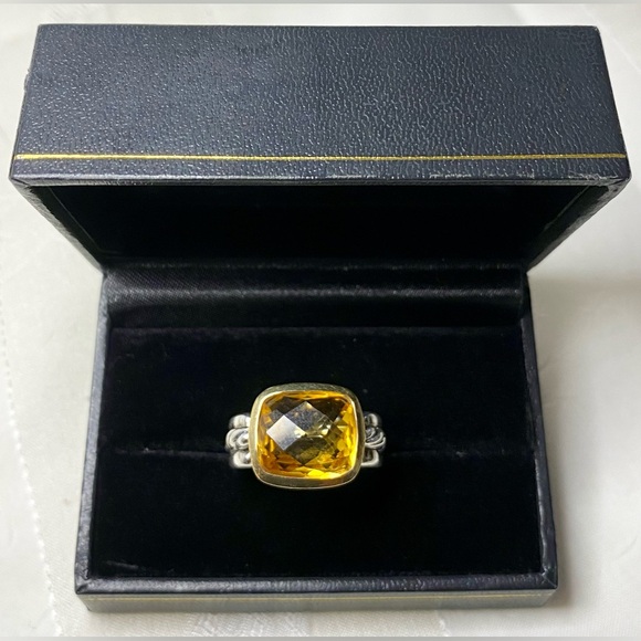 David Yurman Limited Edition Citrine Wheaton Ring - Picture 13 of 16